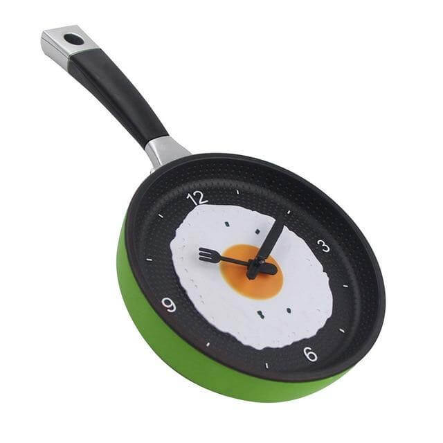Kitchen Egg Shaped Wall Clock