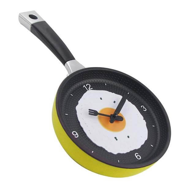 Kitchen Egg Shaped Wall Clock
