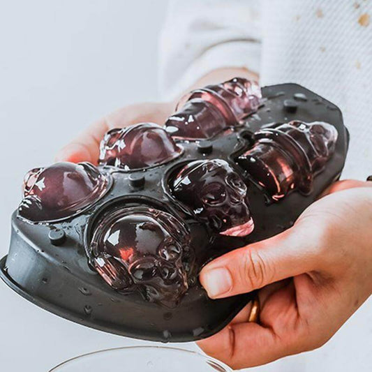 Big Skull Silicone Ice Cube Molds - Pexav