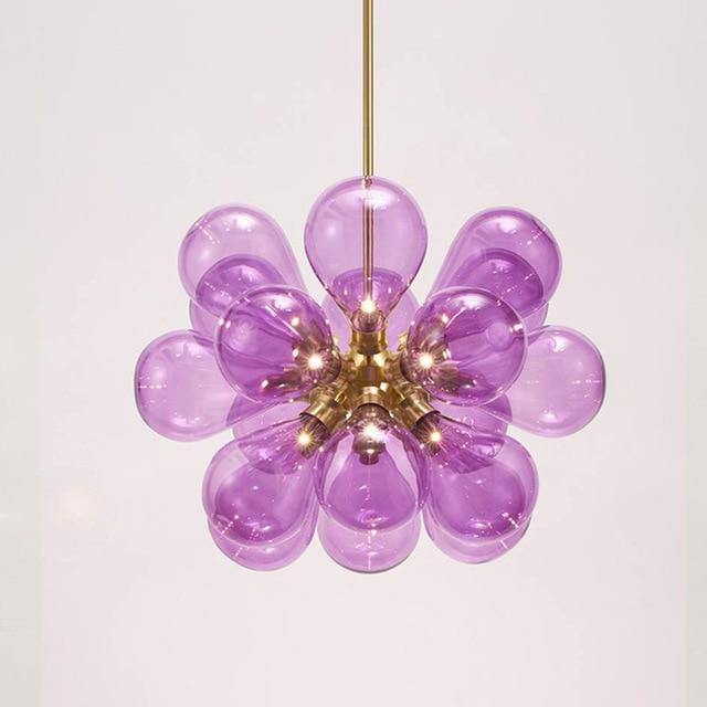 Clear Sparkling Dining Room Pendant Light