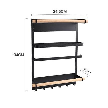 Space Saving Magnetic Kitchen Storage Rack