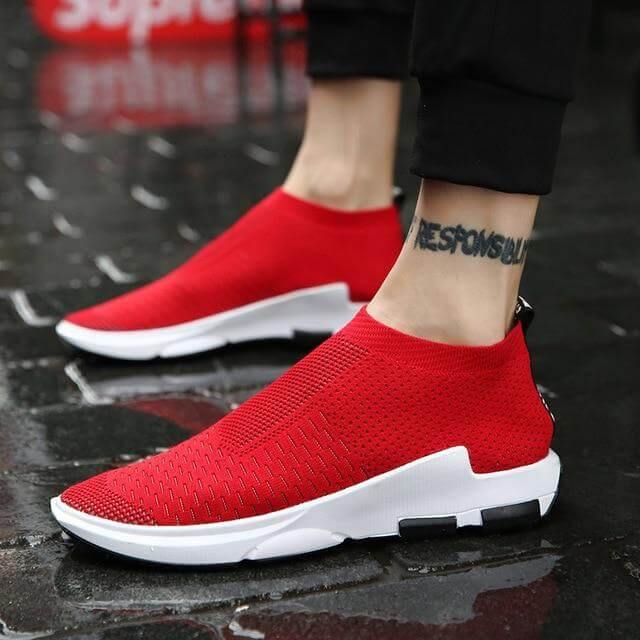 Comfortable Durable Knit Men Sneakers