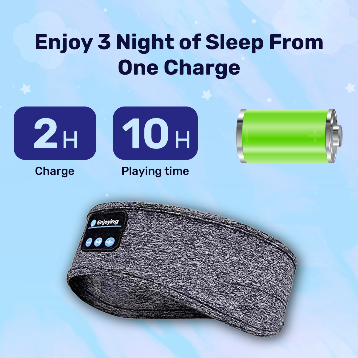 Comfortable Wireless Sleep Eye Mask