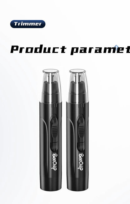 PROFESSIONAL PAINLESS NOSE & EAR HAIR TRIMMER FOR MEN AND WOMEN - RECHARGEABLE-Nora Luxe