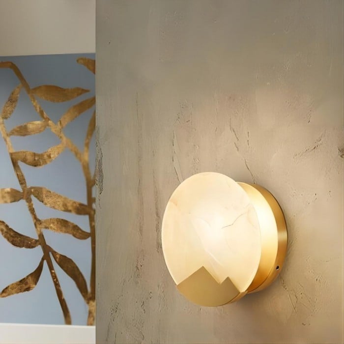 Luxury Metallic Globe Wall Lamp - Pexav