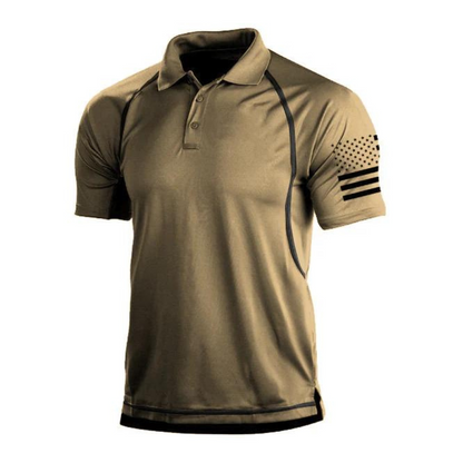Moisture Wicking Mens Outdoor Polo Shirt - Pexav