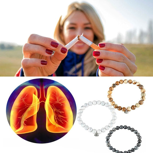 Stop Smoking Aid Natural Stone Bracelet - Pexav