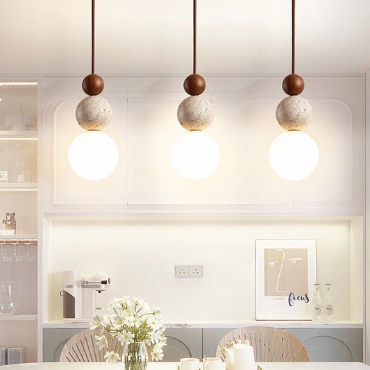 Simple Stone Drop Ceiling Lamp - Pexav