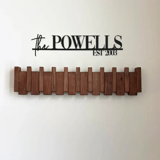 Compact Folding Wall Mount Piano Hanger Rack - Pexav