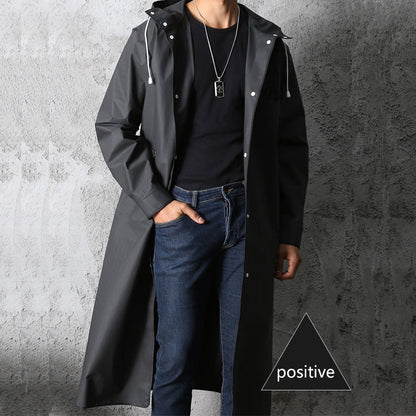 Rain Jacket with Hood - Thorben-Black-M-Nora Luxe