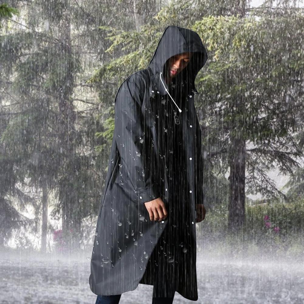 Rain Jacket with Hood - Thorben-Black-M-Nora Luxe