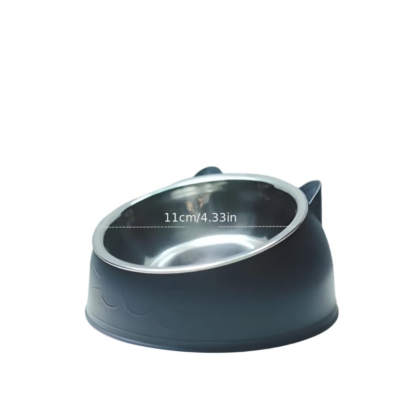 Raised Cat Food Bowl - ComfortBowl-Black-Nora Luxe