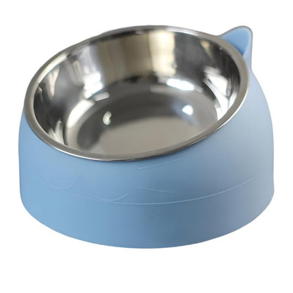 Raised Cat Food Bowl - ComfortBowl-Light Blue-Nora Luxe