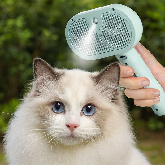 Clean Pet Grooming Spray Brush - Pexav