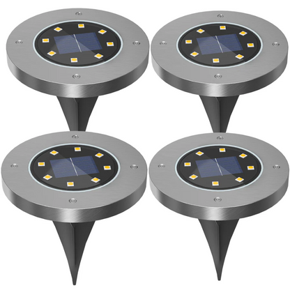 Rechargeable Solar Energy Lighting - EcoGlow-White-4 pieces-Nora Luxe