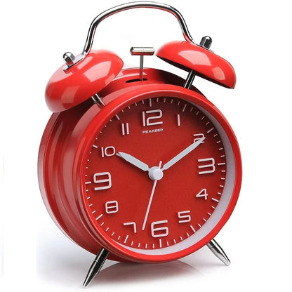 Classic Dual Bell Digital Alarm Clock with Night Light