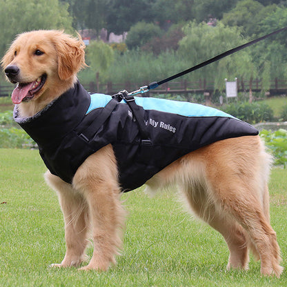 Reflective Dog Jacket with Harness - GlowPaw™-Gray-S-Nora Luxe