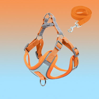 Reflective Puppy Harness - BrightPaw-Blue Set-S(5.51-8.82 lbs)-Nora Luxe