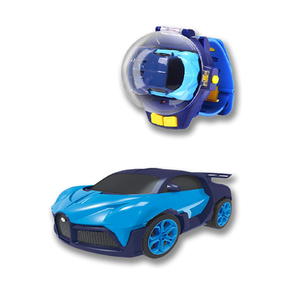 Remote Control Car Clock - RaceMaster-Blue-Nora Luxe