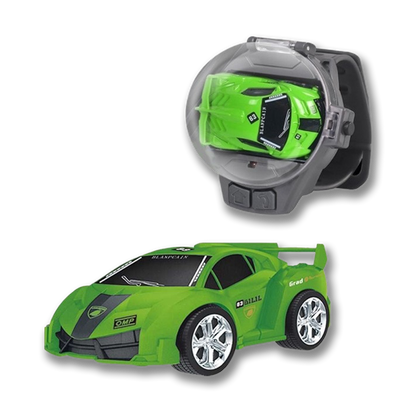 Remote Control Car Clock - RaceMaster-Green-Nora Luxe