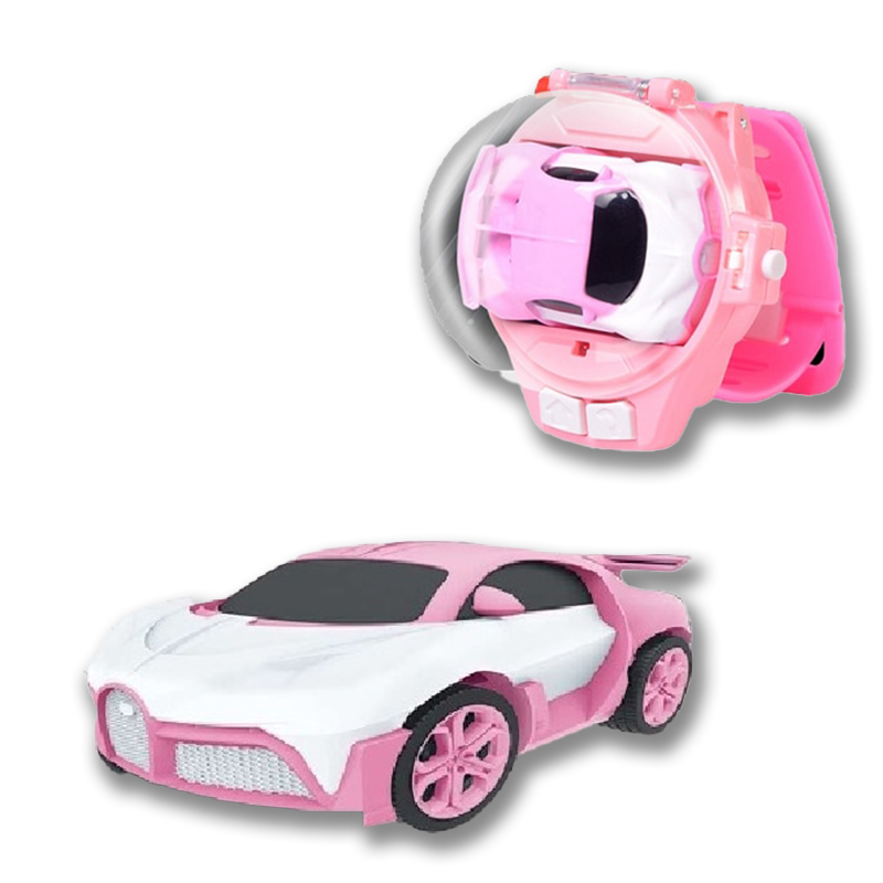 Remote Control Car Clock - RaceMaster-Pink-Nora Luxe