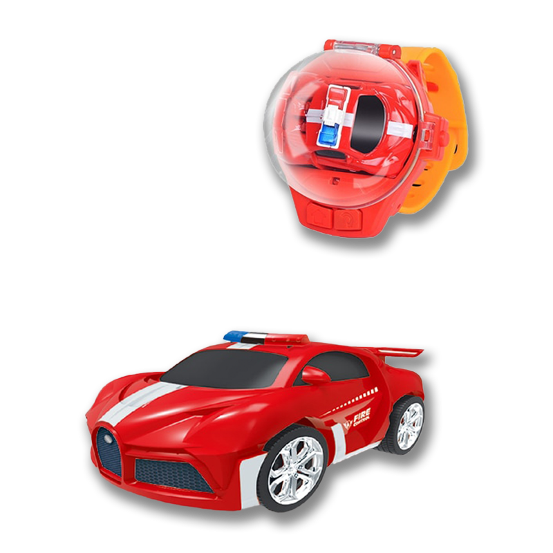 Remote Control Car Clock - RaceMaster-Red-Nora Luxe