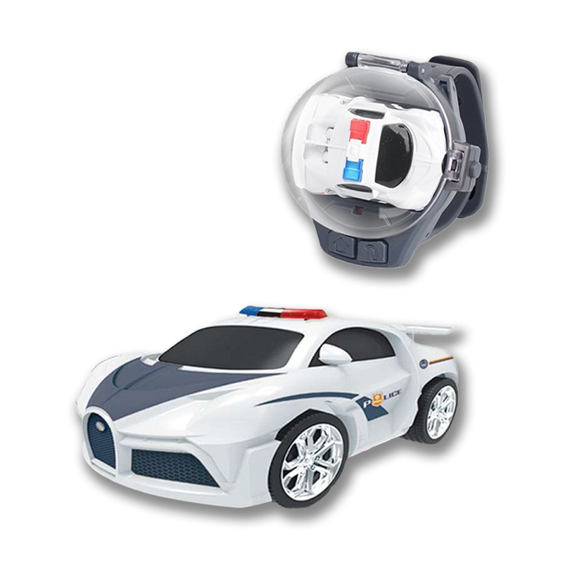Remote Control Car Clock - RaceMaster-White-Nora Luxe
