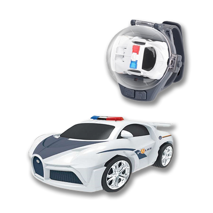 Remote Control Car Clock - RaceMaster-White-Nora Luxe