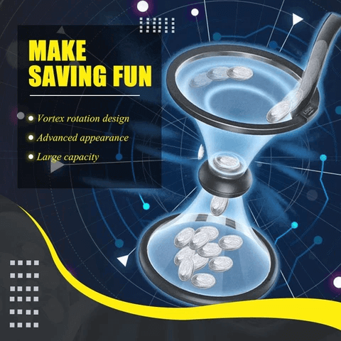 Calming Fidget Coin Bank - Pexav