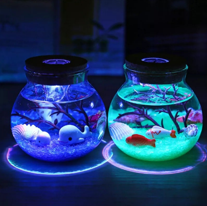 Colorful LED Underwater Ocean Table Lamp - Pexav