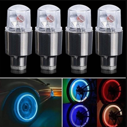 2pcs LED Tire Valve Cap Lights - Pexav