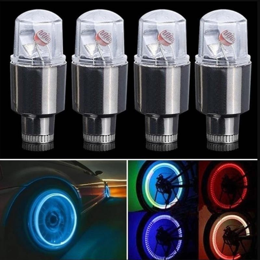 2pcs LED Tire Valve Cap Lights - Pexav