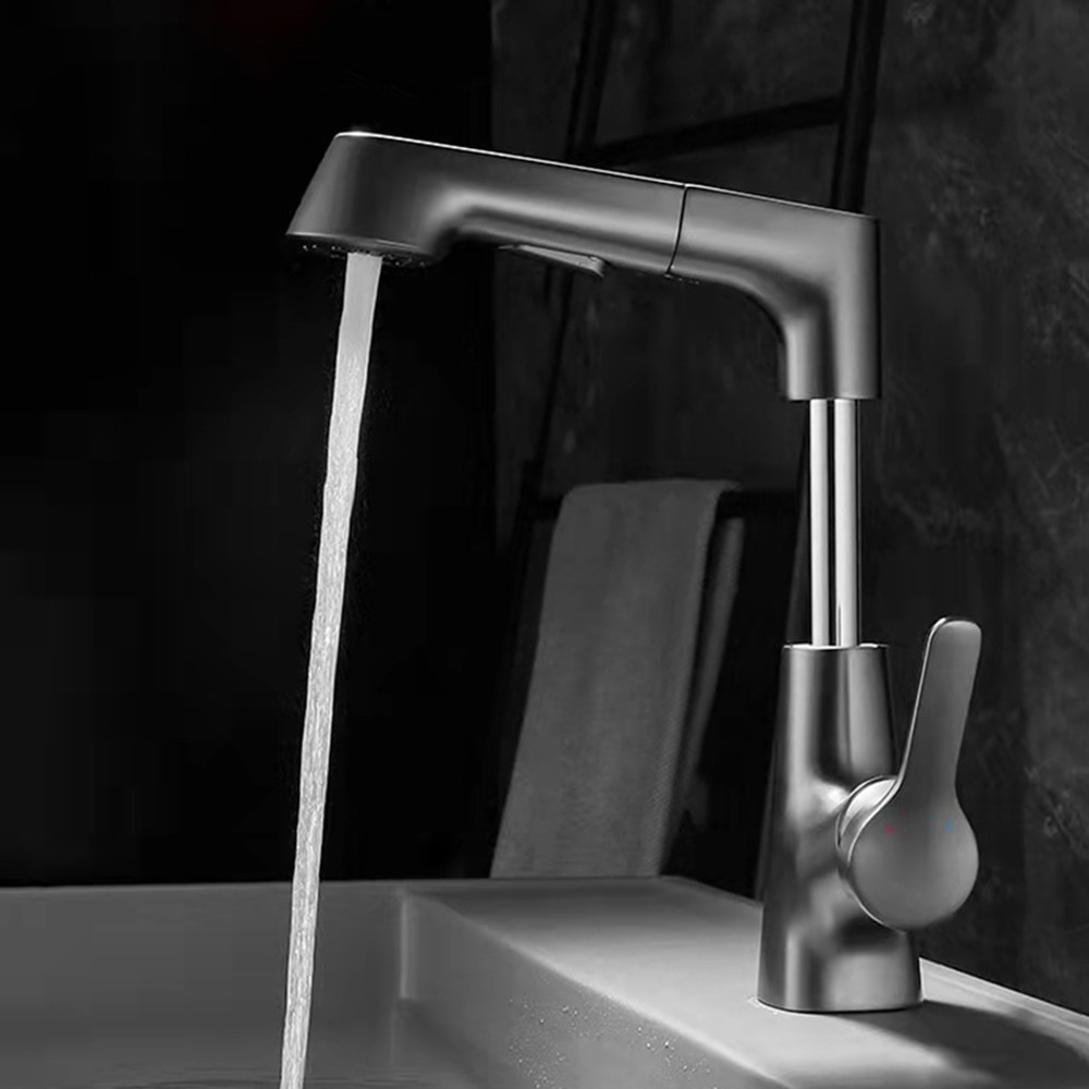 Stylish Bathroom Extendable Sink Waterfall Tap - Pexav