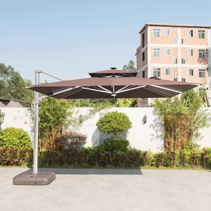 Waterproof LED Folding Garden Umbrella