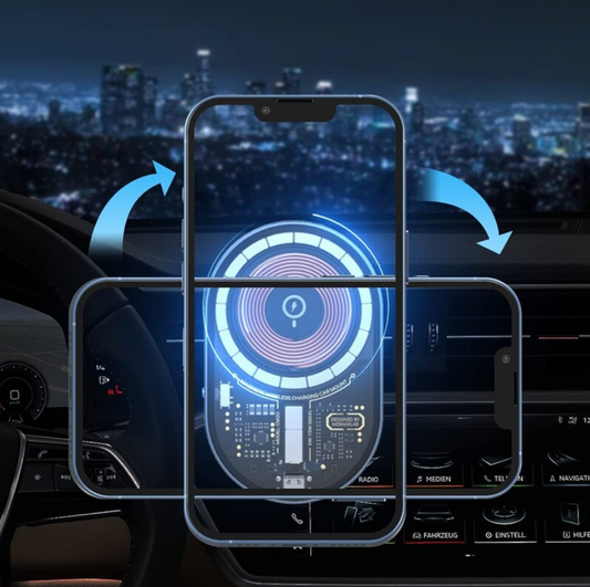 Clear Auto Wireless Phone Charging Mount - Pexav