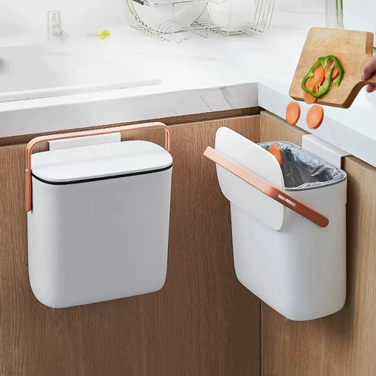 Stylish Mounted Big Kitchen Waste Bin - Pexav