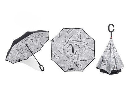 Waterproof Compact Reverse Umbrella