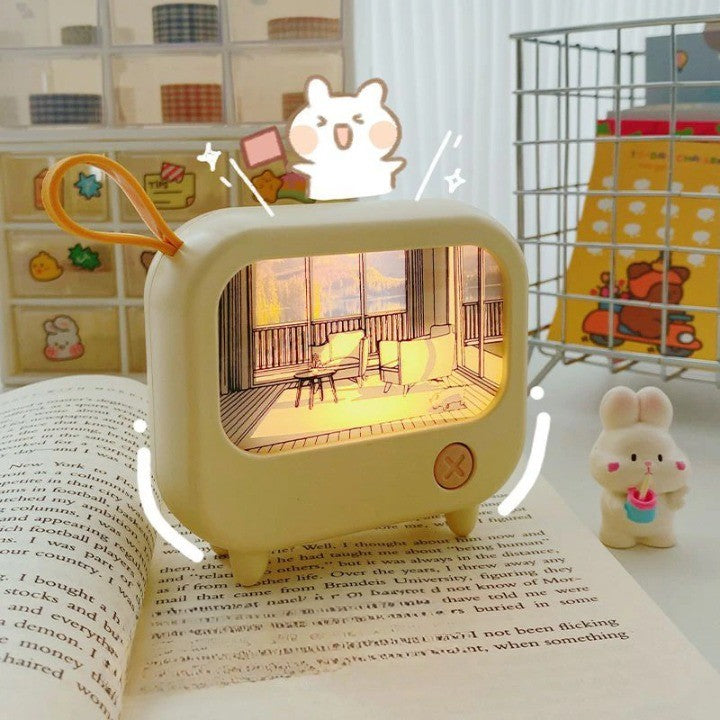 Small Colorful Table Night Light Lamp - Pexav