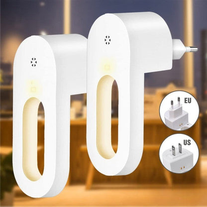 Automatic LED Nightlight Energy Saving Wall Socket - Pexav