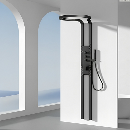 Luxury Rainfall Chrome Shower Head Set - Pexav