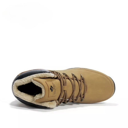 Rugged Waterproof Insulated Snow Boots