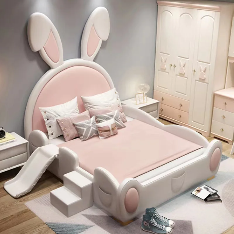 Cute Bunny Soft Childrens Bed