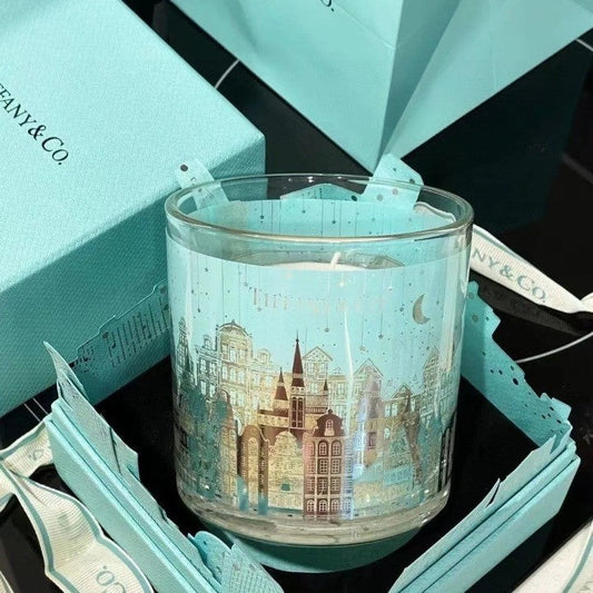 Warm Ambient Candle Glass Jar - Pexav