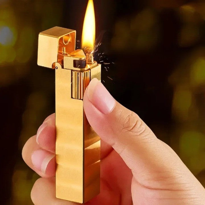 Vintage Style Copper Refillable Lighter - Pexav