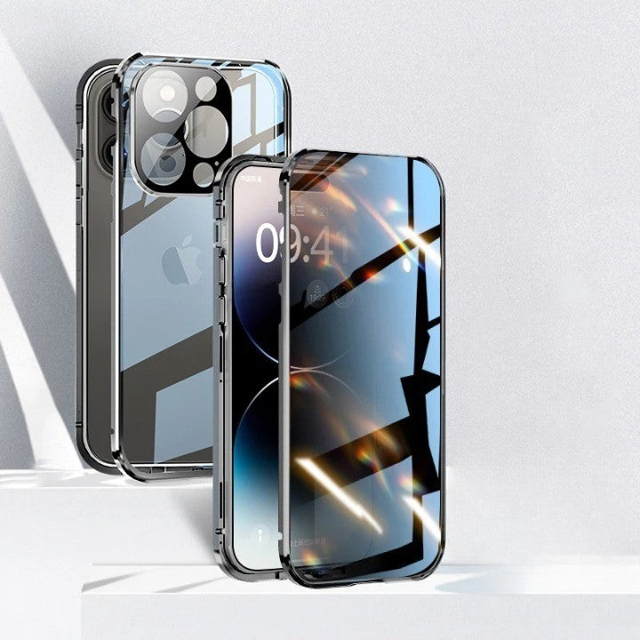Clear Full Body Anti-Spy Magnetic Phone Cover - Pexav