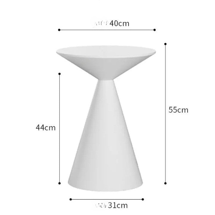 Unique Round Glass Modern Coffee Table Lamp