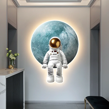 Cosmic Space Theme Table Lamp