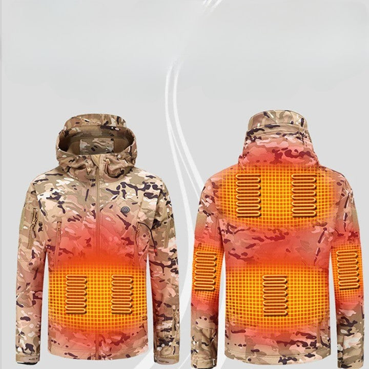Warm Insulated Snow Jacket for Men - Pexav