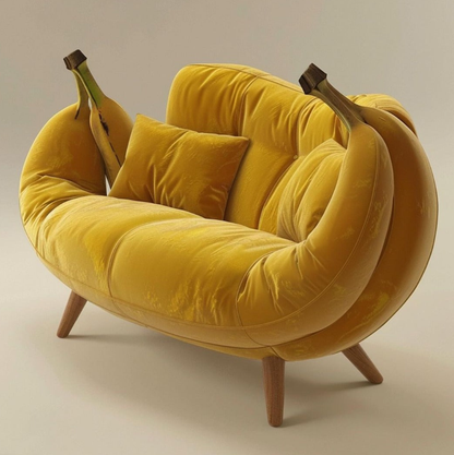 Bright Citrus Style Contemporary Sofa