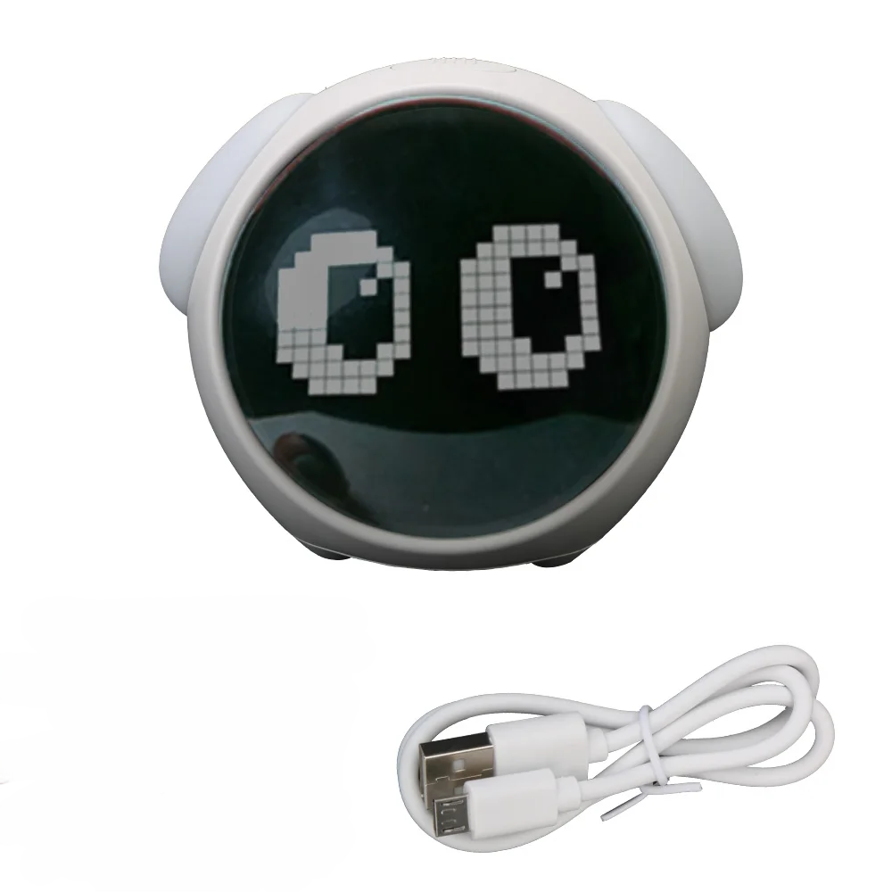 Fun Face LED Digital Clock Nightlight